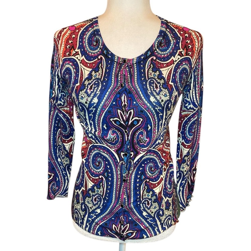 Paisley cardigan